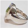 Image 3 : SILVER CUBIC ZIRCONIA RING (SIZE 6)(WEIGHT 13.14G)