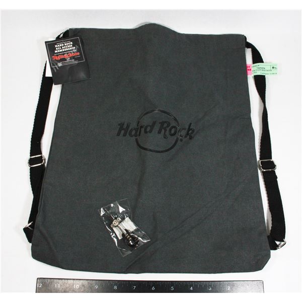 HARD ROCK CAFE BAG WITH MATCHING PIN