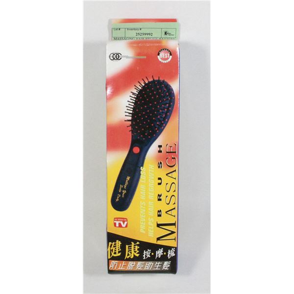 MASSAGING HAIR BRUSH  BATTERY OPERATED