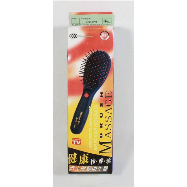 MASSAGING HAIR BRUSH  BATTERY OPERATED