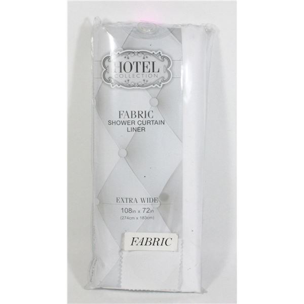 HOTEL COLLECTION FABRIC SHOWER CURTAIN LINER