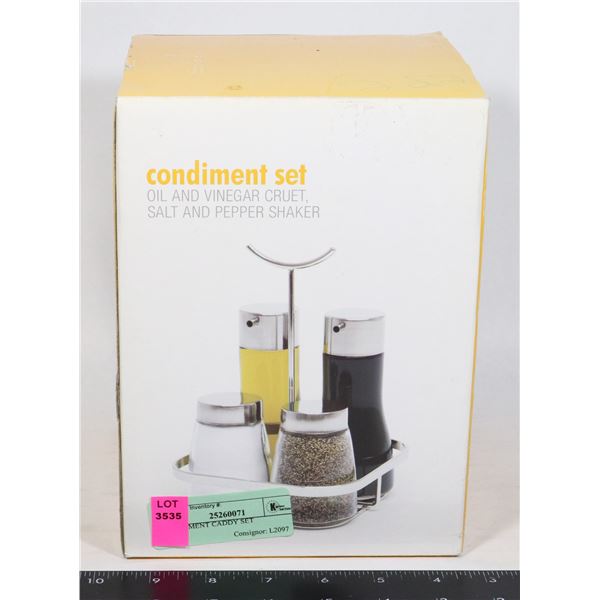 CONDIMENT CADDY SET