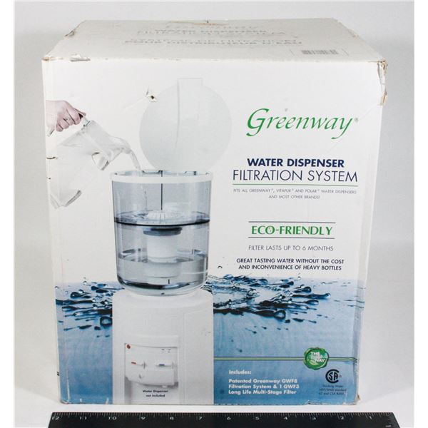GREENWAY WATER DISPENSER FILTRATION SYSTEM