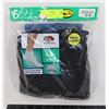 Image 1 : BLACK ANKLE SOCKS,12-16,PACK OF 6,FRUIT OF THE
