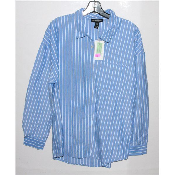 STREET WEAR SOCIETY BUTTON UP SHIRT SIZE L NEW