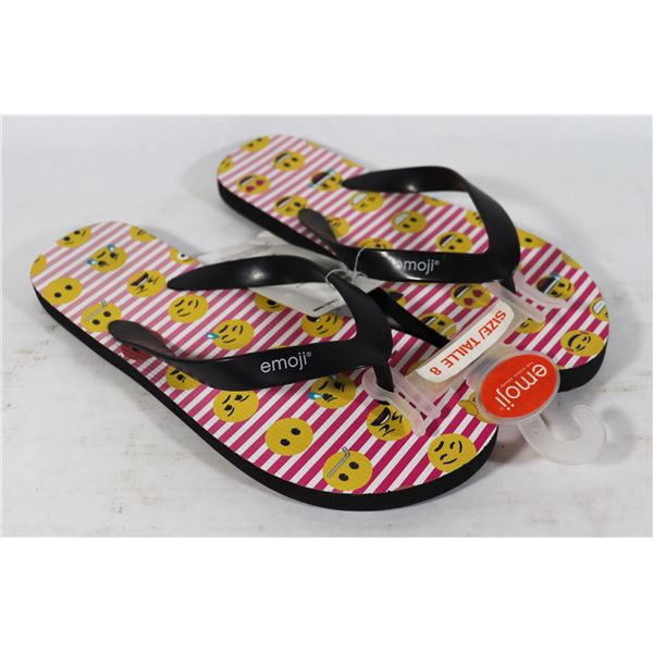 NEW EMOJI SIZE 8 SANDALS