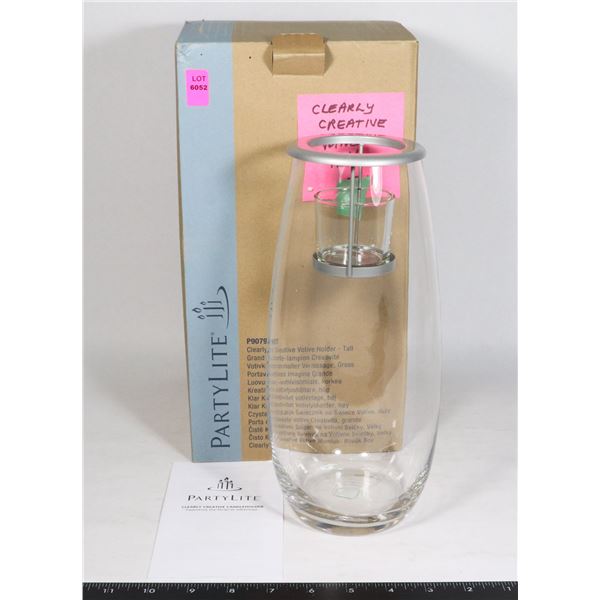 PARTYLITE CLEARLY CREATIVE VOTIVE HOLDER