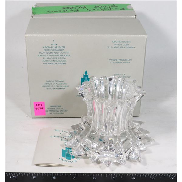 PARTYLITE AURORA PILLAR HOLDER
