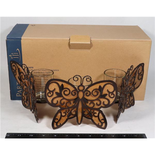 PARTYLITE BUTTERFLY FRIENDS VOTIVE CENTERPIECE