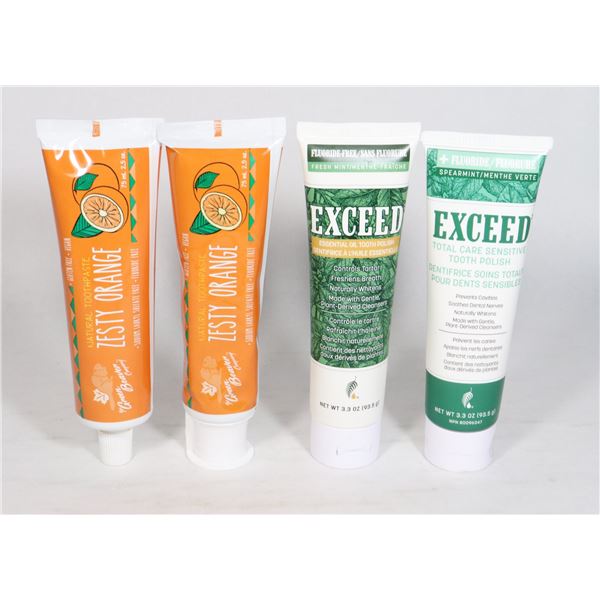 GREEN BEAVER & EXCEED TOOTHPASTE
