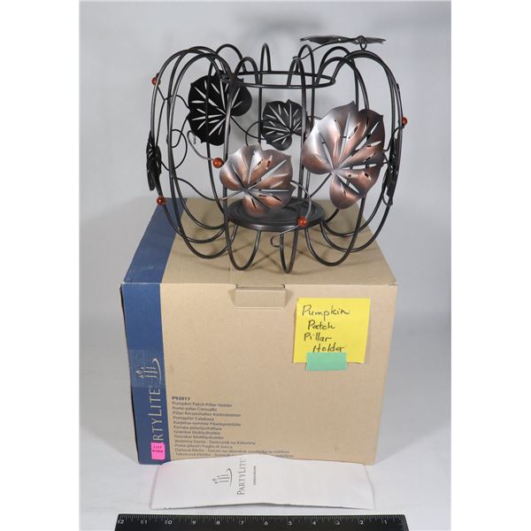 PARTYLITE PUMPKIN PATCH PILLAR HOLDER