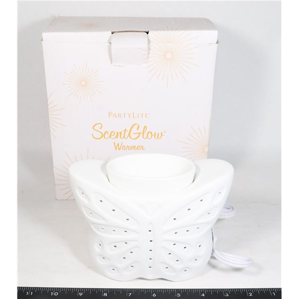 PARTYLITE SCENTGLOW BUTTERFLY COLORGLO WARMER