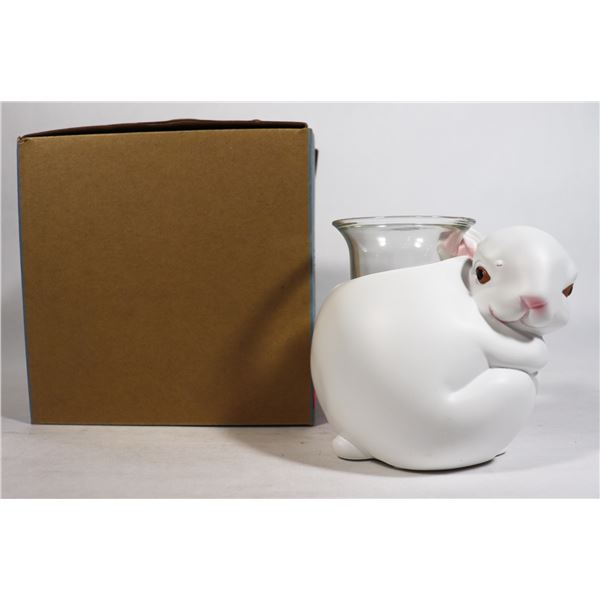 PARTYLITE NATURE'S LOVE MAMA BUNNY VOTIVE HOLDER