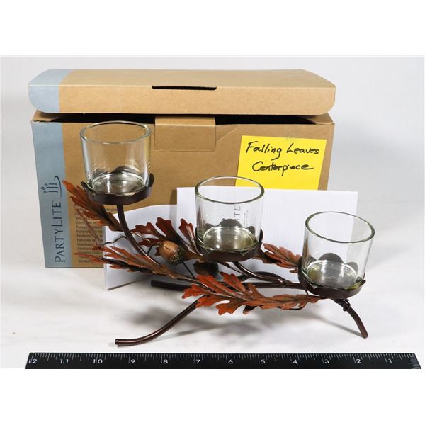 PARTYLITE FALLING LEAVES CENTERPIECE