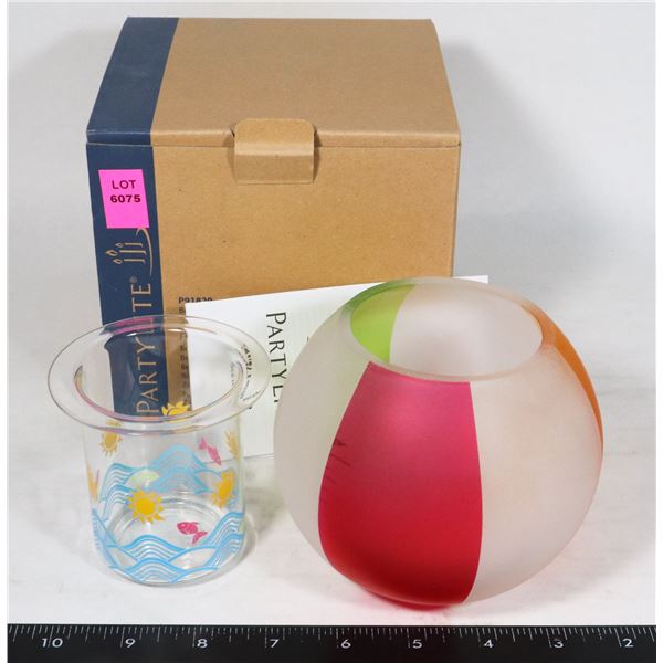PARTYLITE BEACH FUN TEALIGHT HOLDER
