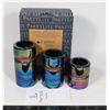 Image 1 : PARTYLITE LUSTROUS GLAZE TEALIGHT TRIO