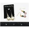 Image 1 : NEW FAUX PEARL AND RHINESTONE DROP EARRINGS
