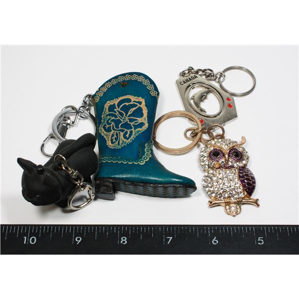 LOT OF KEY CHAINS