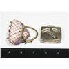 Image 1 : 2 SMALL TRAVEL BAG DESIGN MINI JEWELRY BOXES