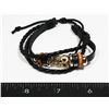 Image 1 : NEW FAUX LEATHER ZIRCONIA OWL ADJUSTABLE BRACELET