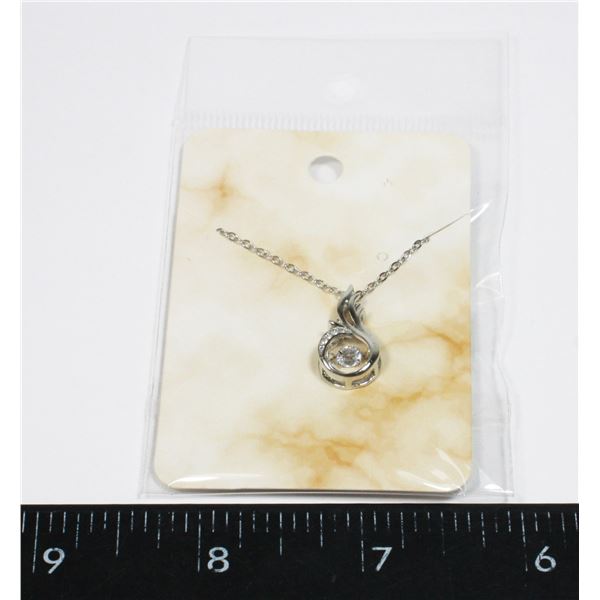 NEW SILVER TONE STAINLESS STEEL CHAIN WITH PHOENIX