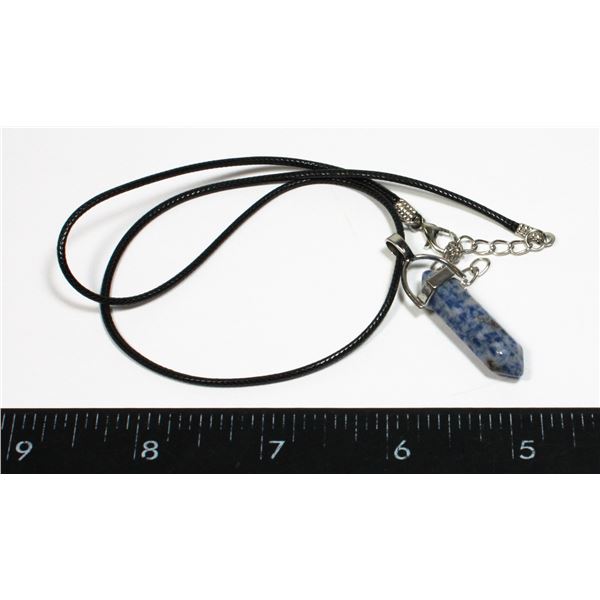 NEW SYNTHETIC SODALITE REPLICA HEXAGONAL STONE