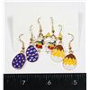 Image 1 : NEW 3 PC EASTER THEME DROP EARRING SET