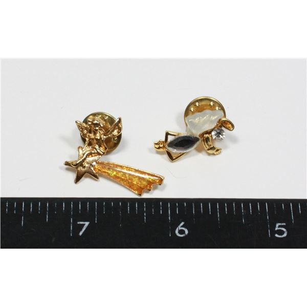 FAIRY SHOOTING STAR LAPEL PIN SOLD WITH ANGEL
