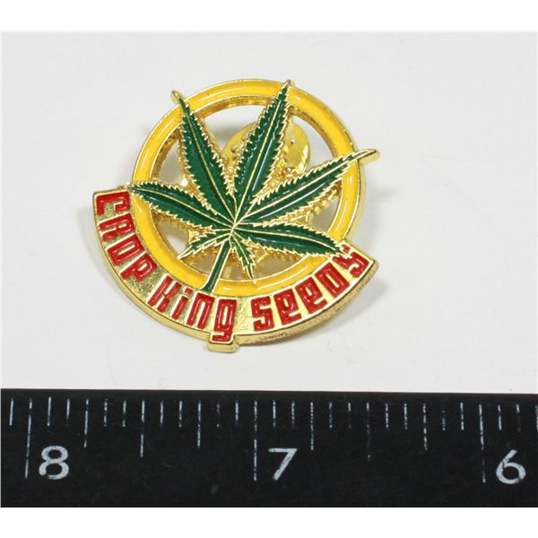 CROP KING SEEDS LAPEL PIN