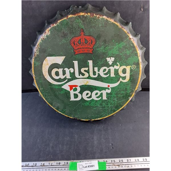 Carlsberg Bottle Cap Sign