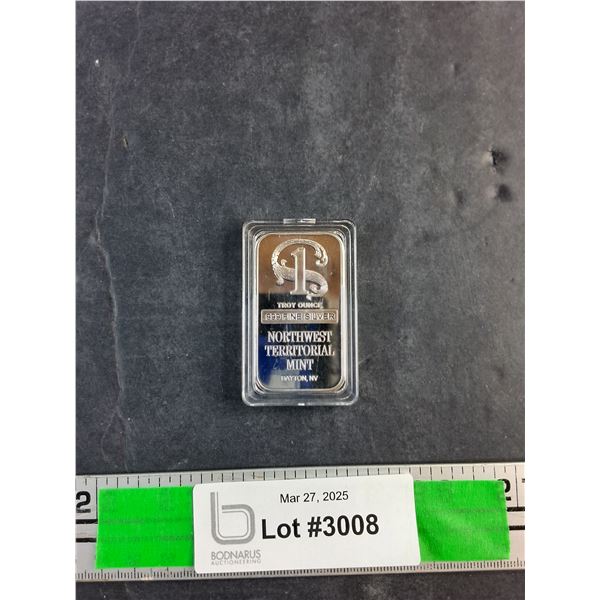REPLICA Northwest Territorial Mint Silver Ingot