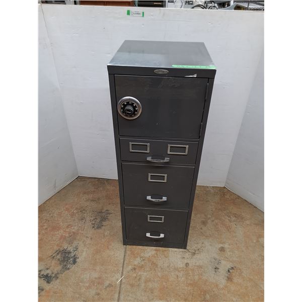 *Cole Steel Brand Metal Office Filing Cabinet with Safe