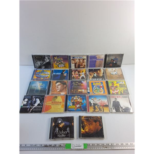 (22) Audio CDs - The Rugrats Movie, Maximum Worship and Alvin and the Chipmunks