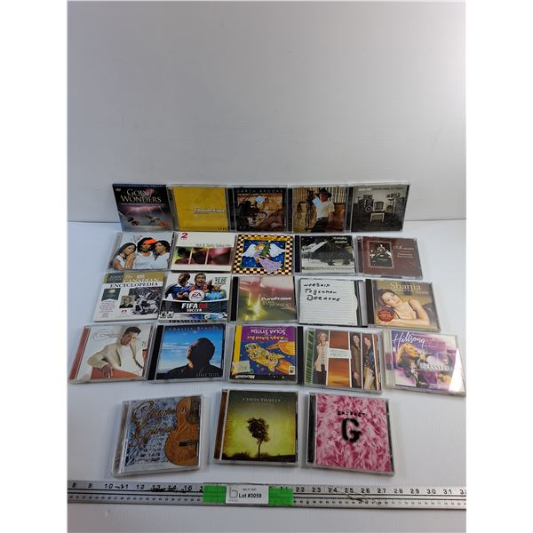 (23) Audio CDs - Chris Tomlin, FashionExpo and The Canadian Encyclopedia
