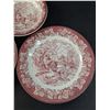 Image 3 : Staffordshire Set includes (2) Plates and (1) Bowl