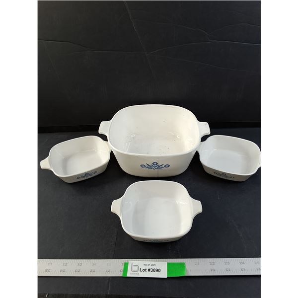 Corningware (4) Piece Set