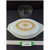 Image 1 : Anchor Glass Dish and Corningware Casserole Lid
