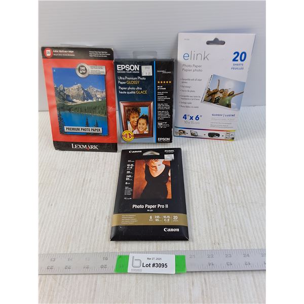 Premium Photo Paper, Several Brands