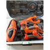 Image 1 : Black and Decker Work Box with battery operated Tools