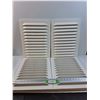 Image 1 : (4) Duraflo Plastic Vents - 15" x 20"