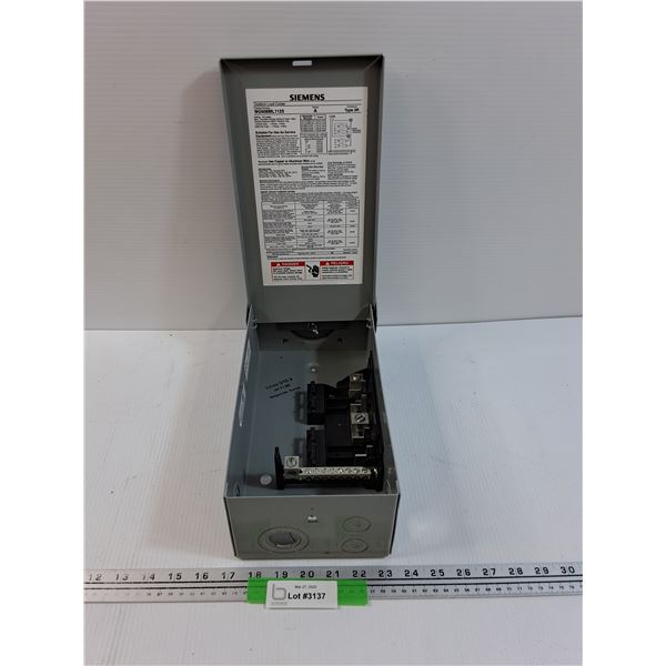 Siemens Outdoor Load Electrical Box - 12" x 4.5" x 6"