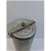 Image 2 : Vintage Metal Insulated Cream Canister - 15" x 8.5"