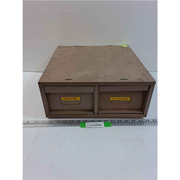 Metal Shop Organizer w/Contents - 14.5" x 17" x 6"