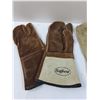 Image 2 : (2) Leather Work Gloves: CN & Safeco