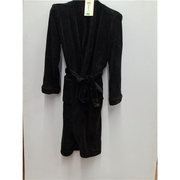 Black Bathrobe - Size Small