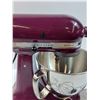 Image 2 : Kitchen Aid Artisan Purple Mixer w/Attachments - Powers On, Some Wear As Pictured, Pickup Preferred