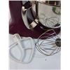 Image 3 : Kitchen Aid Artisan Purple Mixer w/Attachments - Powers On, Some Wear As Pictured, Pickup Preferred