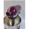 Image 5 : Kitchen Aid Artisan Purple Mixer w/Attachments - Powers On, Some Wear As Pictured, Pickup Preferred