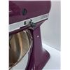 Image 6 : Kitchen Aid Artisan Purple Mixer w/Attachments - Powers On, Some Wear As Pictured, Pickup Preferred