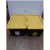 Image 1 : * (2) Storage Totes w/ Lids - 29" x 20" 15.5" - CANNOT SHIP